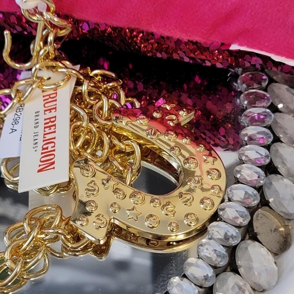 True Religion Gold Chain Belt SM - Picture 2 of 4